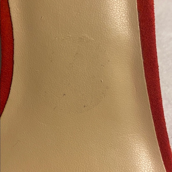 Chinese Laundry Taryn Womens Size 8 Dress Sandals Red Suede NWOT - Picture 13 of 16